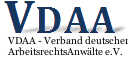 Logo Verband deutscher ArbeitsrechtsAnwälte e.V.